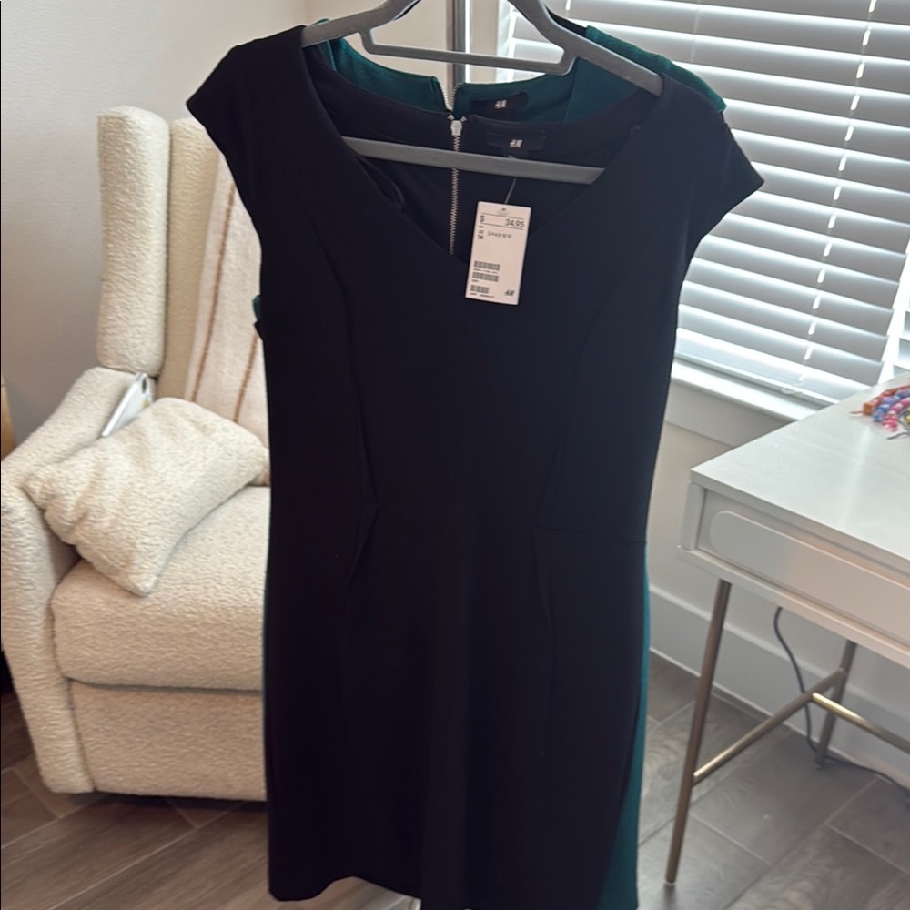 H&M Black Mini Dress